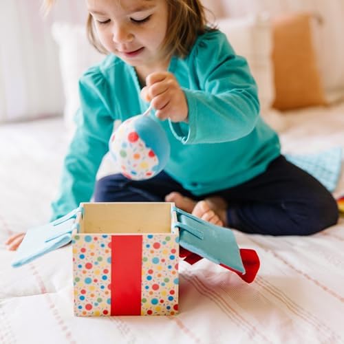 Melissa & Doug Melissa Doug Wooden Surprise Gift Box Infant Toy 5 Pieces Baby Toy Gift
