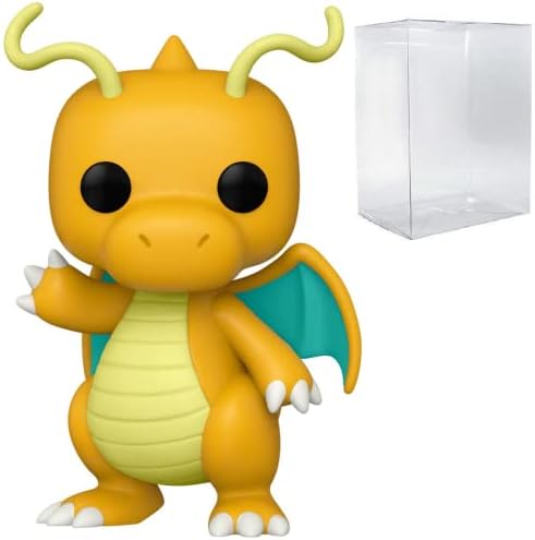 Pokemon - Dragonite Pop Vinyl Figure Bundled with Compatible Pop Box Protector Case