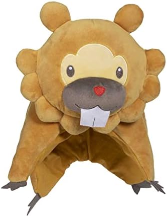 Pokemon Center Bidoof Plush Hat One Size-Adult