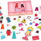Melissa & Doug Melissa Doug Abby and Emma Deluxe Magnetic Wooden Dress-Up Doll