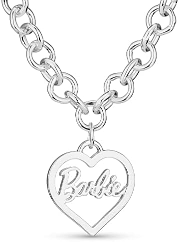 Barbie Round Link Heart Necklace