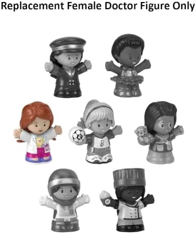 Mattel Replacement Female Doctor Figure for Fisher-Price Little People Playset
