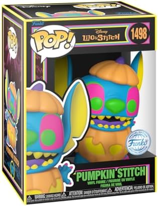 Funko POP Lilo Stitch - Pumpkin Stitch Blacklight Pop 1498