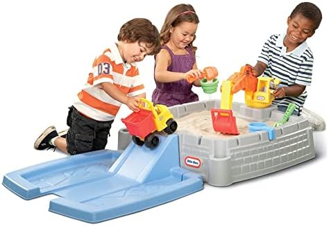 Little Tikes Dirt Diggers Excavator Sandbox for Including lid and Play Sand Multicolor