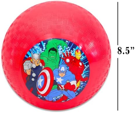 Marvel Avengers Spiderman Playground Ball Set - 3 Textured Superhero Playground Balls