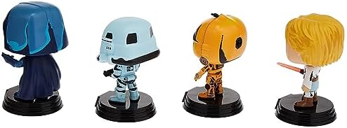 Funko Star Wars Pack 4 Figurines POP Movies Vinyl Retro Series 9 cm