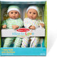 Melissa & Doug Melissa Doug Mine to Love Twins Sebastian Sofia 15 Medium Skin-Tone Boy and Girl Baby Doll