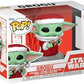 Funko POP Star Wars The Mandalorian Holiday - Grogu Santa - The Child - Baby Yoda - Collectable Vinyl Figure