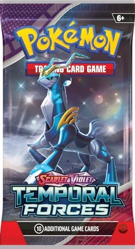 Pokemon TCG Scarlet and Violet Temporal Forces Elite Trainer Box Iron Leaves