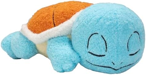 Pokemon 5 Sleeping Squirtle Charmander Bulbasaur Starter Plush