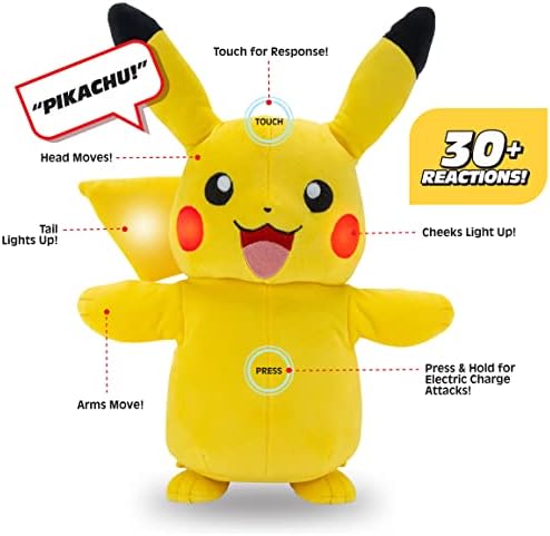 Pokemon Pikachu Electric Charge Plush