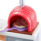 Barbie Outdoor Furniture Set with Brick Pizza Oven Plus Food and Serving Pieces
