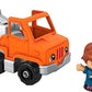 Fisher-Price Little People Toddler Toy Help and Go Tow Truck and Figure for Pretend Play
