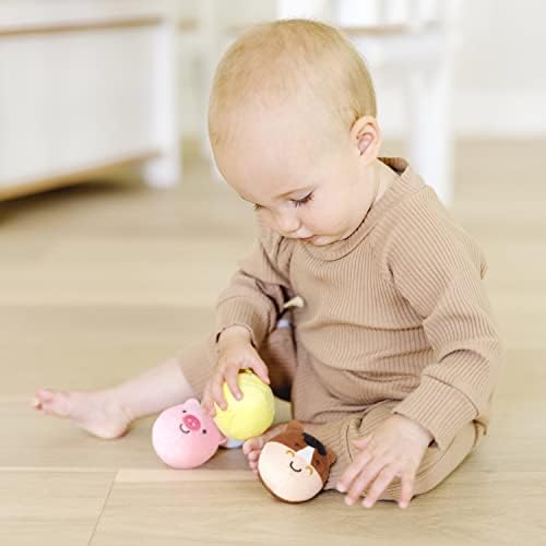 Melissa & Doug Melissa Doug Rollables Safari and Farm Friends Infant and Toddler Toy