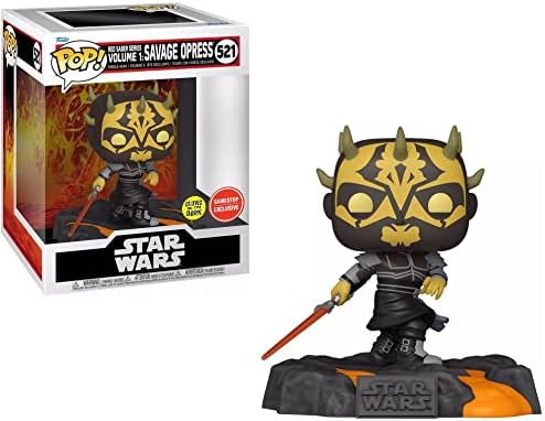 Funko Pop Deluxe Star Wars - Red Saber Series Savage Opress Glow in The Dark 521
