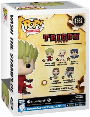 Funko Pop Animation Trigun - VASH The Stampede with Chase Styles May Vary