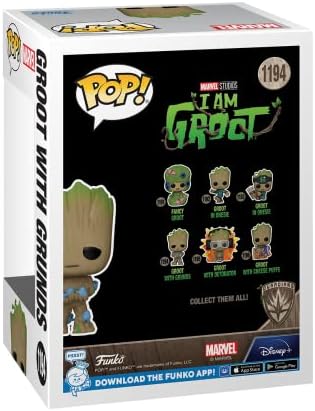 Funko POP Marvel Guardians of The Galaxy - Groot with Grunds - Groot Shorts - Collectable Vinyl Figure