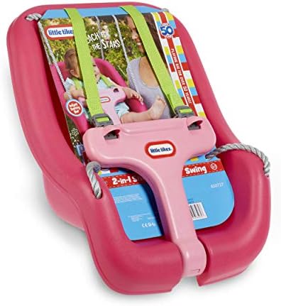 Little Tikes 2-in-1 Snug 'n Secure Swing Magenta