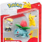 Pokemon PKW3893 Battle Figure Set - Pikachu Miniras Bisaknosp Official Figures Set