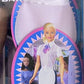 BARBIE TRAVEL TRAIN FUN w Barbie Doll Carry On BAG Apron 2001