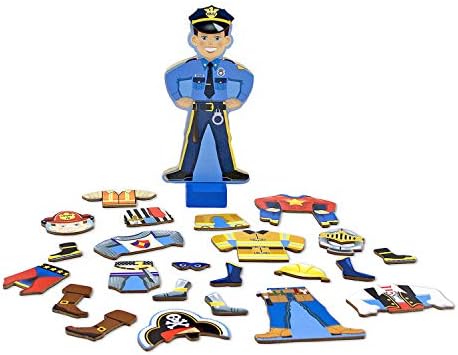 Melissa & Doug Melissa Doug Joey Magnetic Wooden Dress-Up 25 pcs for Toddlers and Ages
