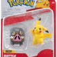Pokemon Pikachu Ferkuli Battle Mini Figures Set 5 cm from The Battle Figure Pack