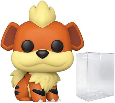 Pokemon - Growlithe Pop Vinyl Figure Bundled with Compatible Box Protector Case