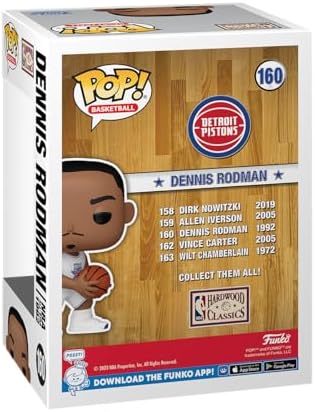 Funko POP NBA Legends - Dennis Rodmanaa Rodman - 1992 - Collectable Vinyl Figure