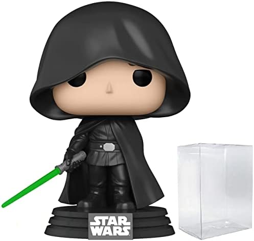 Funko POP Star Wars The Mandalorian - Luke Skywalker Glow-in-The-Dark Funko Vinyl Figure