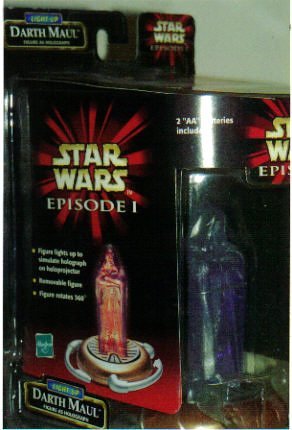 Star Wars: Episode 1 Deluxe > Holographic Light-Up Darth Maul Action Figure