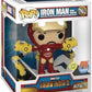 Funko Pop Iron Man 2 Iron Man MKIV with Gantry Glow-in-The-Dark Deluxe Vinyl Figure