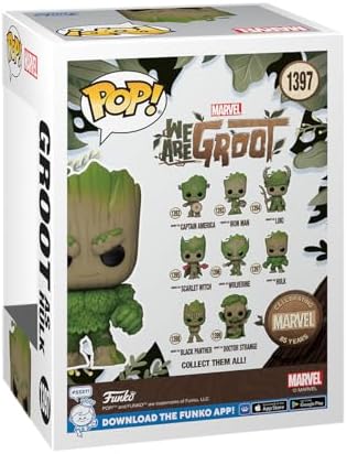 Funko POP Marvel We are Groot - Hulk - Groot Shorts - Collectable Vinyl Figure