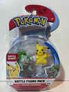 Pokemon Battle Figure Pack Pikachu and Bulbasaur