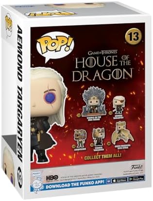 Funko POP TV House of The Dragon - Aemond Targaryen - 16 Odds for Rare Chase Variant - Collectable Vinyl Figure