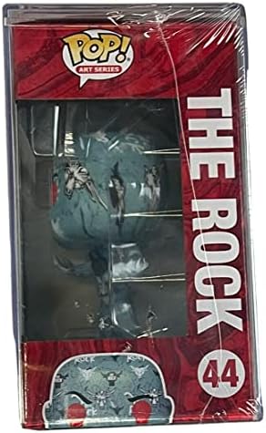 Funko Pop WWE The Rock Art Series in Hard Protector