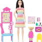 Barbie Teacher Doll with Brunette Fashion Doll with Printed Dress 1 Toddler Doll Teaching