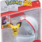 Pokemon PKW2659 - Clip'n'Go Pokeball - Pichu Premier Ball Official Pokeball with Detailed