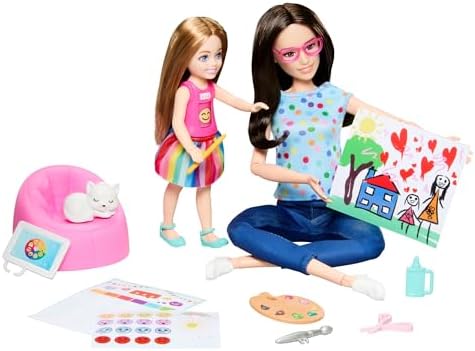 Barbie You Can Be Anything Art Therapist 2 Doll Set with