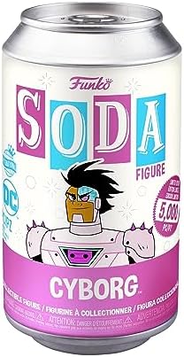 Funko Teen Titans Go - Cyborg Soda Vinyl Figure 10 cm Height