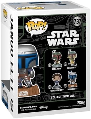 Funko POP Star Wars Jango Fett - Unmasked - Collectable Vinyl Figure