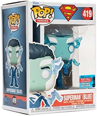 Funko Superman Blue Pop Vinyl Figure - 2021 Convention