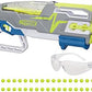 Nerf Hyper Siege-50 Pump-Action Blaster 40 Hyper Rounds Eyewear Up to 110 FPS Velocity