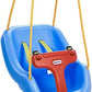 Little Tikes Snug 'n Secure Blue Swing with Adjustable Straps 2-in-1 for Baby and