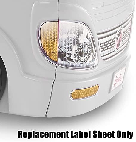 Barbie Replacement Parts Camper Playset - FBR34 Replacement Labels Set B