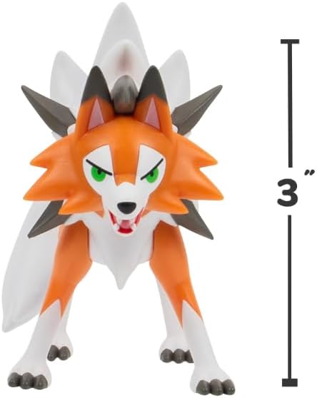 Pokemon Fighting Figure Lycanroc The Figure Toy Set