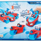 MARVEL Spidey and His Amazing Friends Spidey Team Split Racer - 8.5-Inch Three-in-One Vehicle