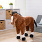 Melissa & Doug Melissa Doug Giant Horse - Lifelike Stuffed Animal nearly 3 feet tall