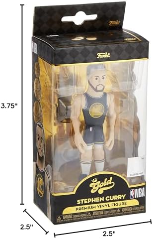 Funko Pop Gold NBA Warriors - Steph Curry City 5 with Chase Styles May Vary