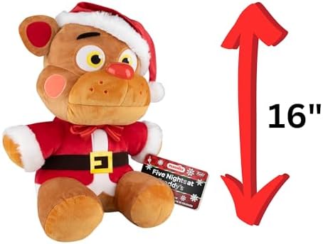 Funko Plush FNAF Five Nights at Freddy's - Santa Freddy Mega 16in GameStop