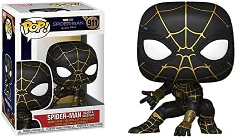 Funko Spider-Man POP Marvel No Way Home - Spiderman in Black and Gold Suit Funko Pop
